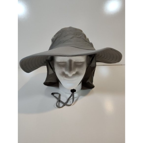 Home Prefer Unisex UPF 50+ Sun Protection Cap Wide Brim Fishing Hat Neck Flap - Picture 1 of 6